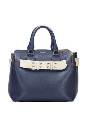 Burberry Pre-Owned Belt leather tote bag - Blue