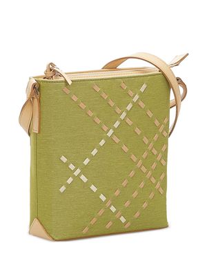 Burberry Pre-Owned canvas crossbody bag - GREEN