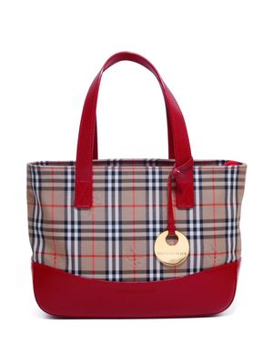 Burberry Pre-Owned House Check tote bag - Red