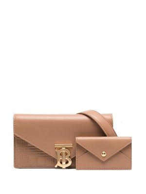 Burberry Pre-Owned TB quilted belt bag - Brown