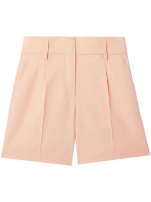Burberry pressed-crease tailored shorts - Pink