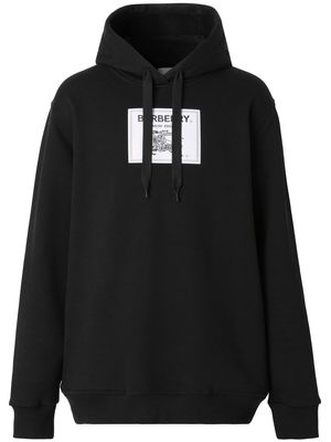 Burberry Prorsum Label cotton hoodie - Black