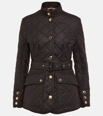 Burberry Quilted padded cotton jacket