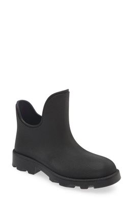 burberry Ray Textured Ankle Boot in Black
