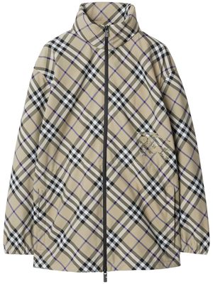 Burberry reversible check-print jacket - Neutrals