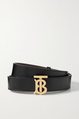 Burberry - Reversible Leather Belt - Black