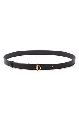 burberry Rocking Horse Leather Belt in Black