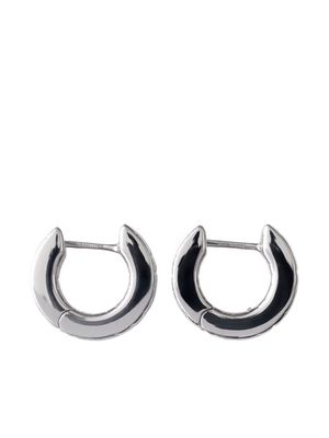 Burberry Rose hoop earrings - Silver