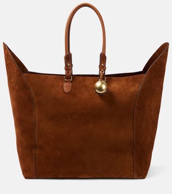 Burberry Shield Large suede tote bag