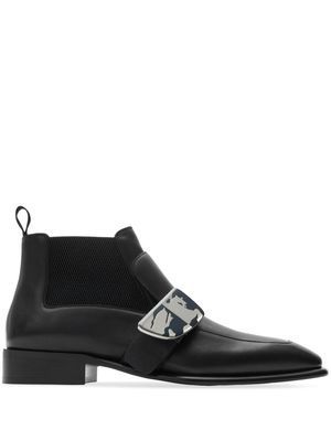 Burberry Shield leather Chelsea boots - Black