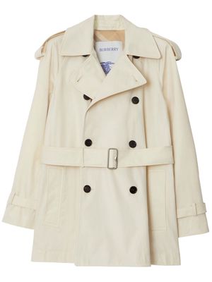 Burberry short belted trench coat - Neutrals
