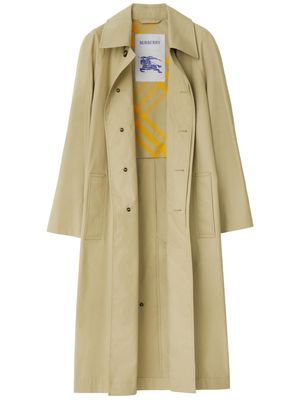 Burberry Short Bradford cotton trench coat - Neutrals