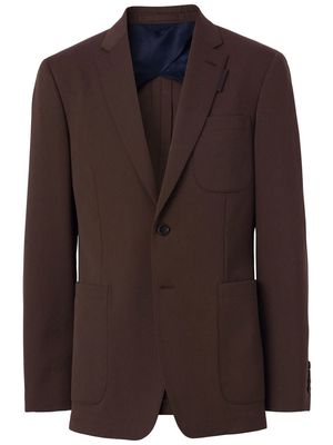 Burberry single-breasted blazer - Brown