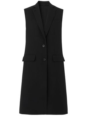 Burberry sleeveless tailored jacket - Black