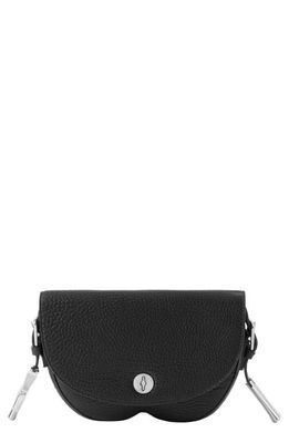 burberry Small Chess Leather Crossbody Bag in Black