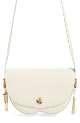 burberry Small Chess Leather Crossbody Bag in Pearl
