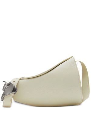 Burberry small Horn leather shoulder bag - White