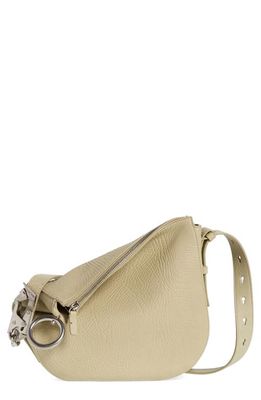 burberry Small Knight Asymmetric Leather Shoulder Bag in Hunter