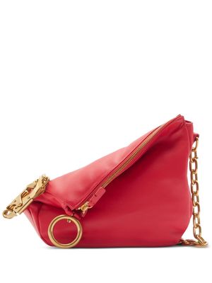 Burberry small Knight leather shoulder bag - Red