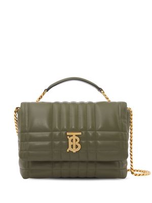 Burberry small Lola quilted satchel - Green