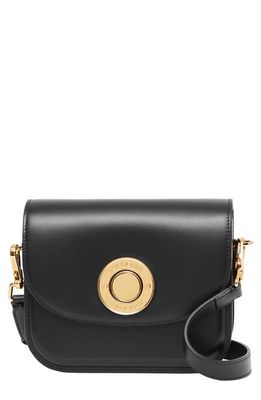 burberry Small Note Leather Shoulder Bag in Black