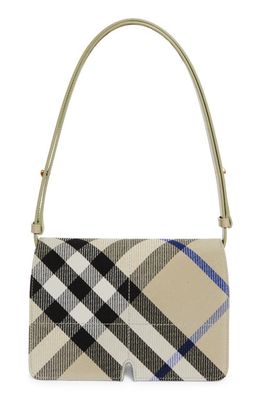 burberry Snip Check Jacquard Crossbody Bag in Lichen