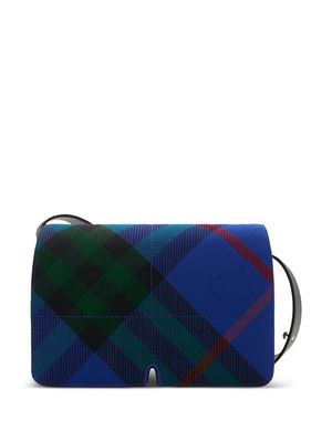 Burberry Snip checked crossbody bag - Blue