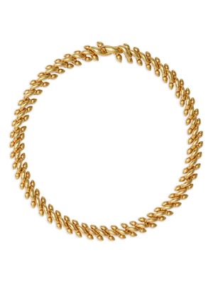 Burberry Spear logo-engraved chain necklace - Gold