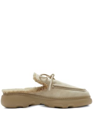 Burberry Stony square-toe slippers - Neutrals