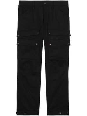 Burberry straight-leg cargo trousers - Black