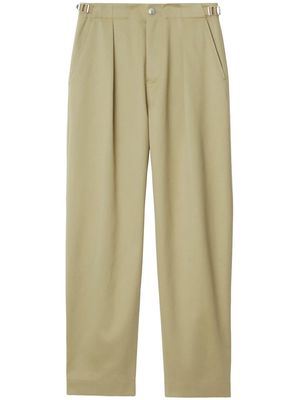 Burberry straight-leg cotton trousers - Neutrals
