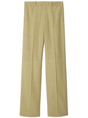 Burberry straight-leg tailored wool trousers - Neutrals
