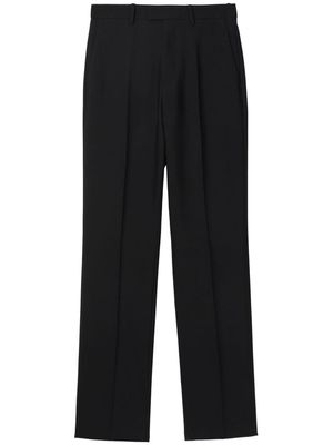 Burberry straight-leg wool tailored trousers - Black