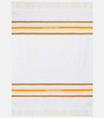 Burberry Striped cotton blanket