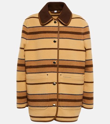 Burberry Striped wool jacket