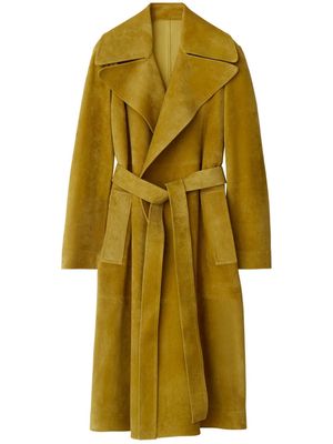 Burberry suede trench coat - Yellow