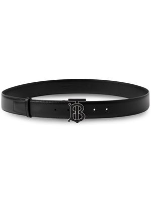 Burberry TB-logo buckle belt - Black