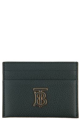 burberry TB Monogram Leather Card Case in Vine