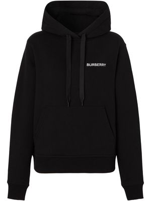 Burberry TB Monogram logo-embroidered hoodie - Black