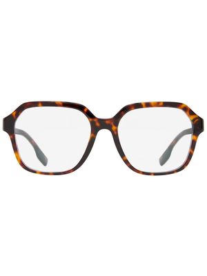 Burberry TB square-frame sunglasses - Brown