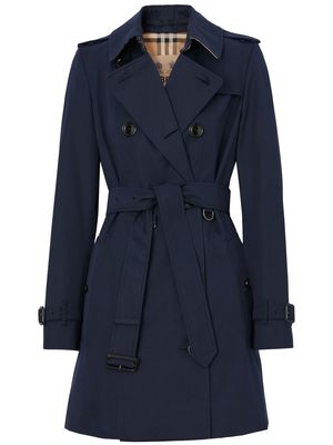 Burberry The Short Chelsea Heritage belted trench coat - Blue