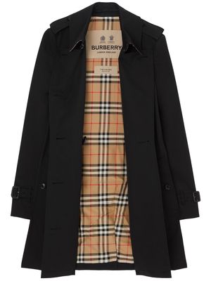 Burberry The Short Chelsea Heritage trench coat - Black