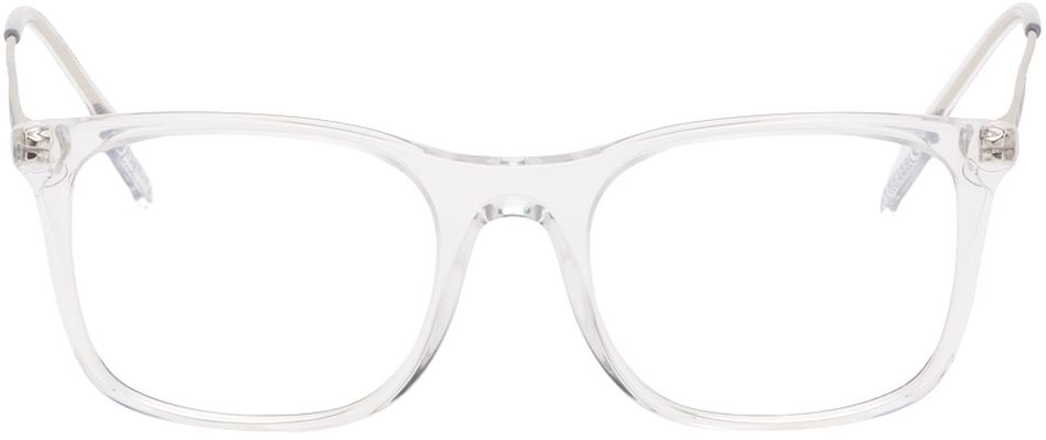 Burberry Transparent Icon Stripe Glasses