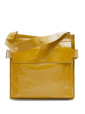 Burberry Trench patent-finish tote bag - Yellow