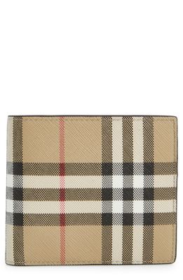 Burberry Vintage Check Bifold Wallet in Archive Beige