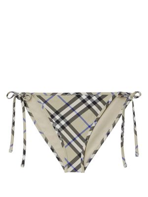 Burberry Vintage Check bikini bottom - Neutrals