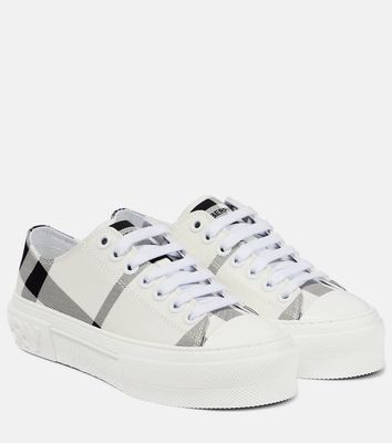 Burberry Vintage Check canvas low-top sneakers