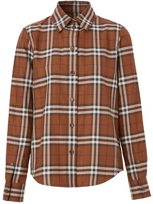 Burberry Vintage Check cotton shirt - Brown