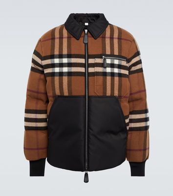 Burberry Vintage Check down jacket