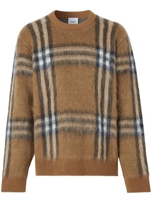 Burberry Vintage-Check knitted jumper - Brown